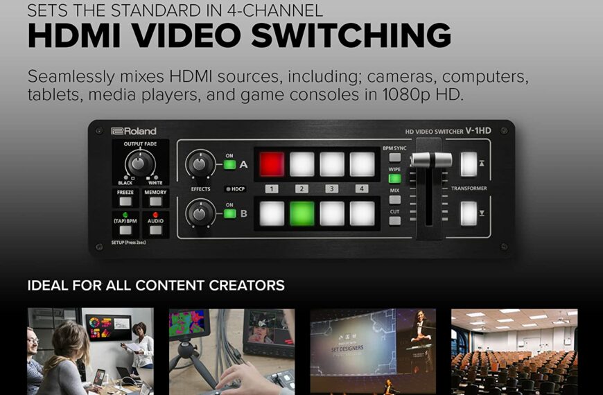Le Roland V-1HD: Une Solution de Switching Vidéo Portable