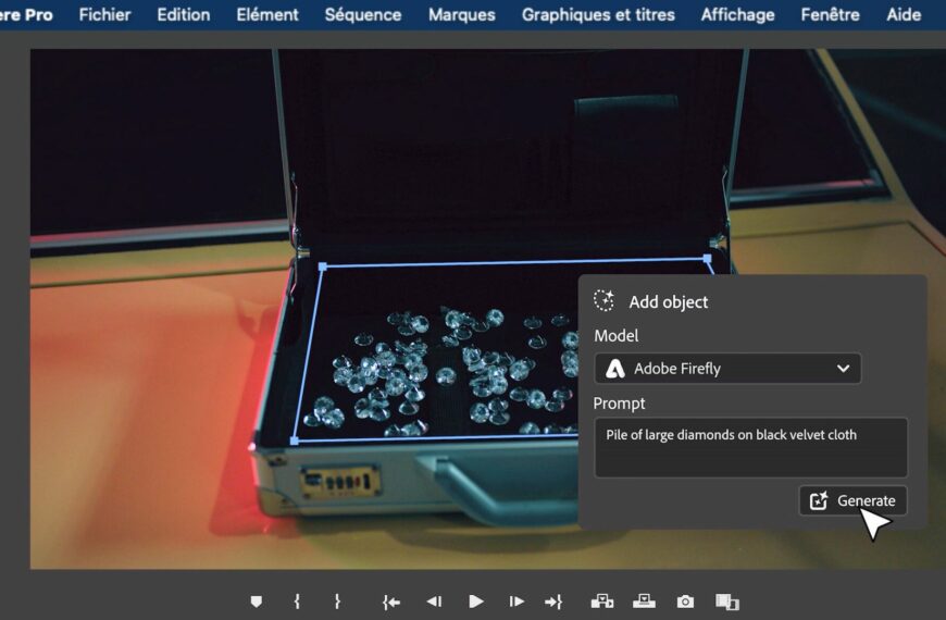 L’IA Générative de Premiere Pro met les boosters pour accélérer la production vidéo !