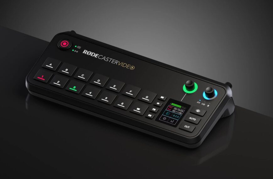 RodeCaster Video : la console tout-en-un pour la production audio et vidéo