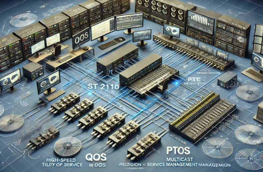 Infrastructure réseau pour ST 2110 : Assurer des performances optimales