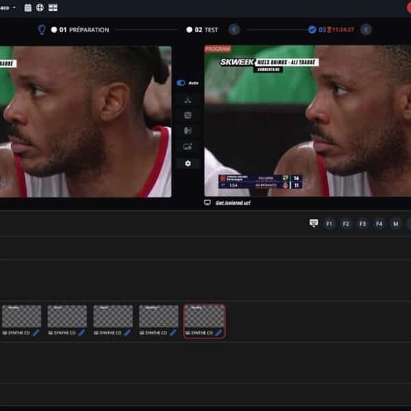 La nouvelle version de LiveU Studio simplifie l’adaptation locale des flux de l’EuroLeague