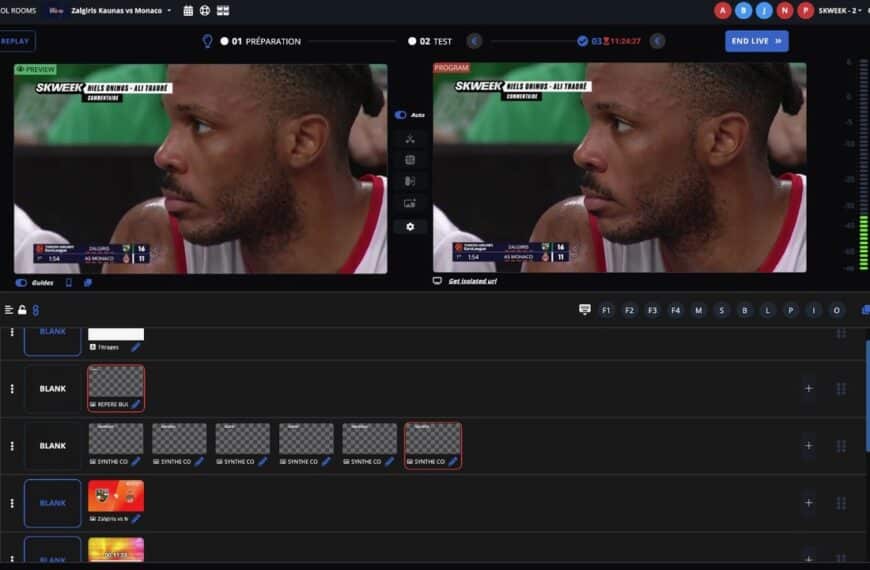 La nouvelle version de LiveU Studio simplifie l’adaptation locale des flux de l’EuroLeague