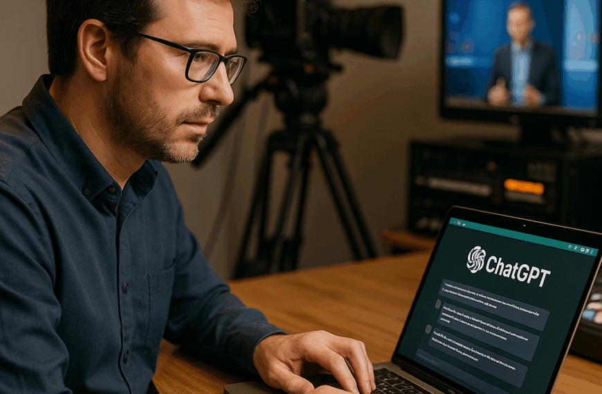 Comment ChatGPT transforme la production d’une WebTV – sans remplacer l’humain