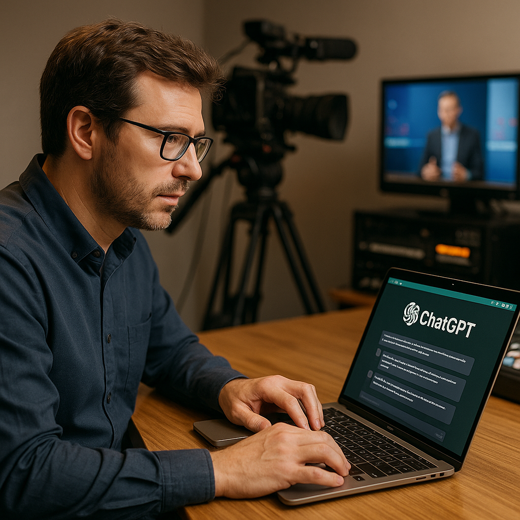 Comment ChatGPT transforme la production d’une WebTV – sans remplacer l’humain