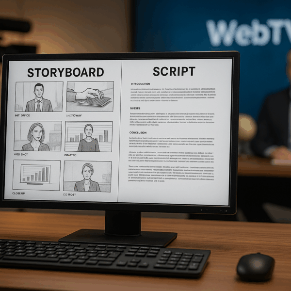 Storyboard & Script : vos émissions WebTV prêtes à tourner