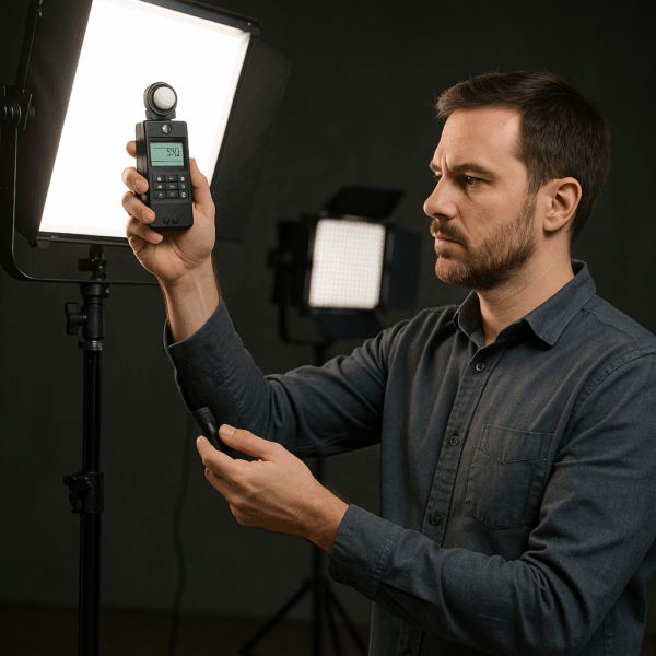 Comment mesurer l’éclairage en studio vidéo ? Le guide du luxmètre pour les pros