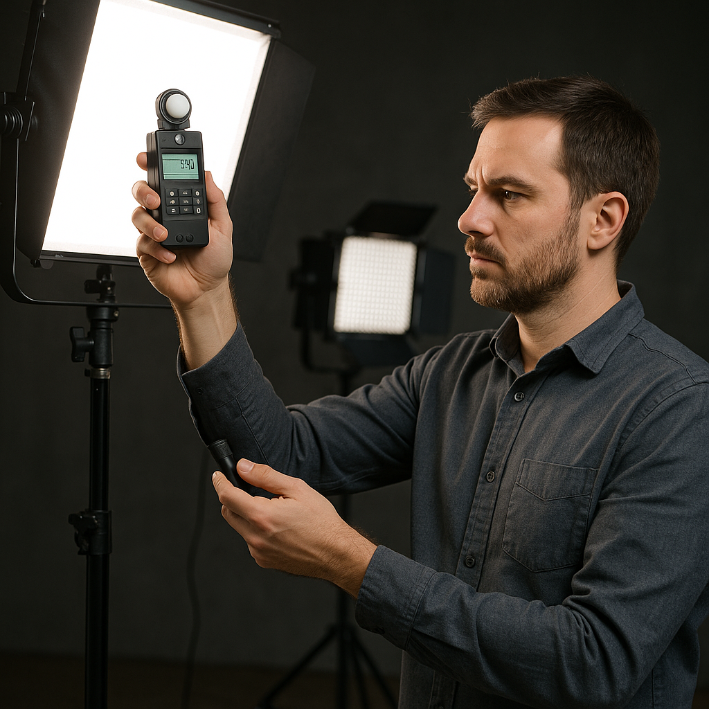 Comment mesurer l’éclairage en studio vidéo ? Le guide du luxmètre pour les pros