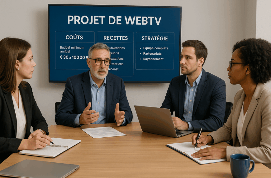 Créer une WebTV locale : entre investissement nécessaire et potentiel de rentabilité