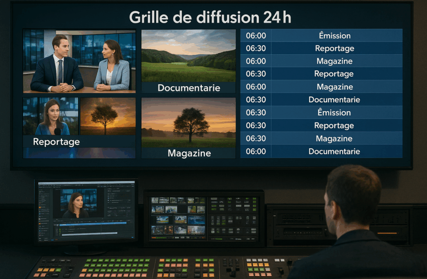 Produire 4h, diffuser 24h : comment faire tourner une télévision locale avec un budget maîtrisé