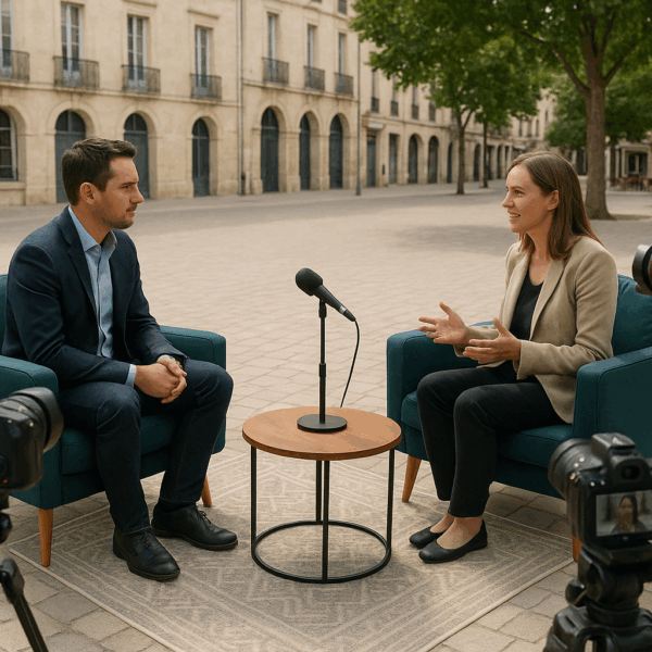 Interview en plein air : les pièges à éviter pour un son et une lumière irréprochables