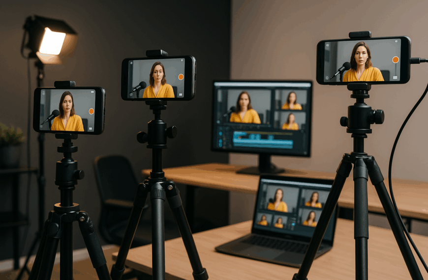Produire en multicam avec des smartphones : du tournage mobile au plateau connecté
