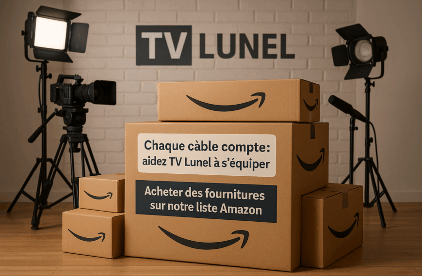 Chaque câble compte : aidez TV Lunel à s’équiper