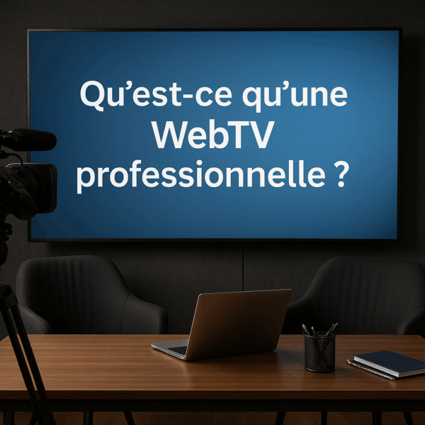 Une WebTV professionnelle, c’est un média vidéo régulier, structuré, et durable
