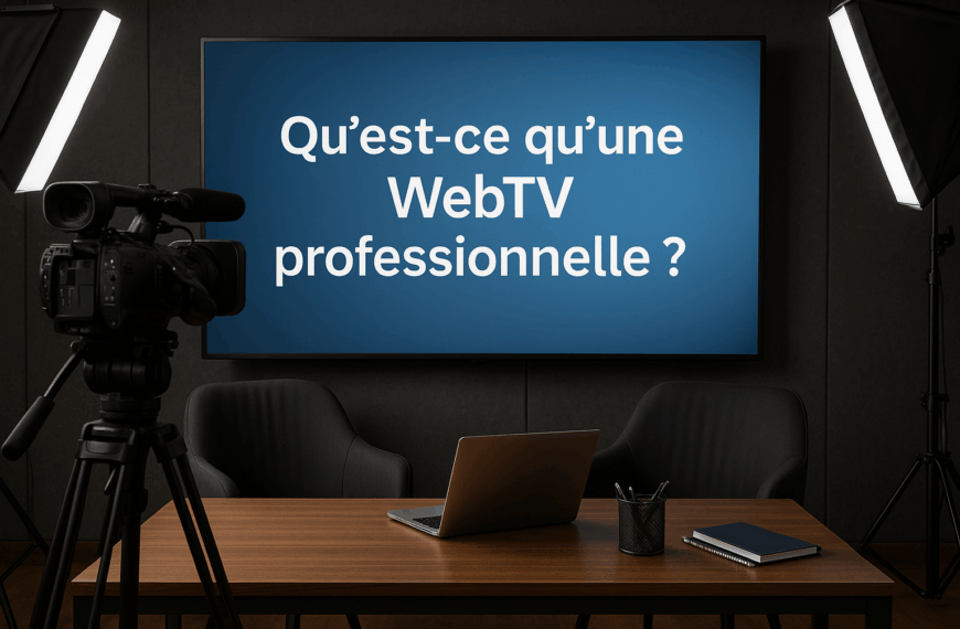 Une WebTV professionnelle, c’est un média vidéo régulier, structuré, et durable